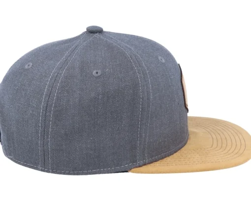 Snapback-Iconic Finland Map Patch Dark Heather Grey/Suede Snapback -