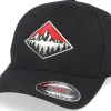 Fashion Wild Spirit Fir Mountain Emblem Black Flexfit -