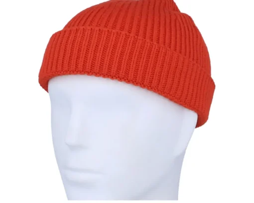Short Beanies-Beechfield Fire Harbour Short Beanie - Red