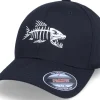 Flexfit-Skillfish Fish Bones Black Flexfit -