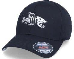 Flexfit-Skillfish Fish Bones Black Flexfit -