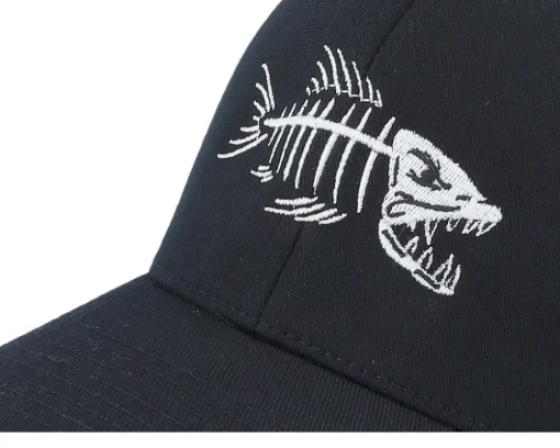 Online Skillfish Fish Bones Flexfit - Black
