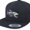 Snapback-Skillfish Fish Bones Snapback - Black
