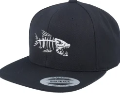 Snapback-Skillfish Fish Bones Snapback - Black