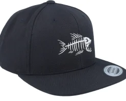 Snapback-Skillfish Fish Bones Snapback - Black
