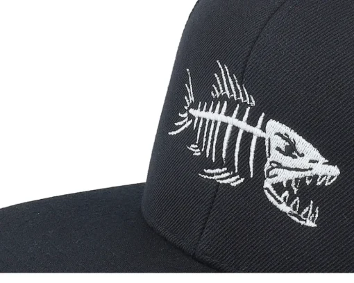 Snapback-Skillfish Fish Bones Snapback - Black