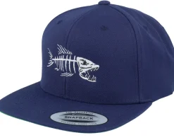 Snapback-Skillfish Fish Bones Snapback - Black