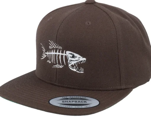 Snapback-Skillfish Fish Bones Snapback - Black