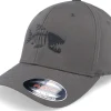 Flexfit-Skillfish Fish Bones Dark Flexfit - Grey