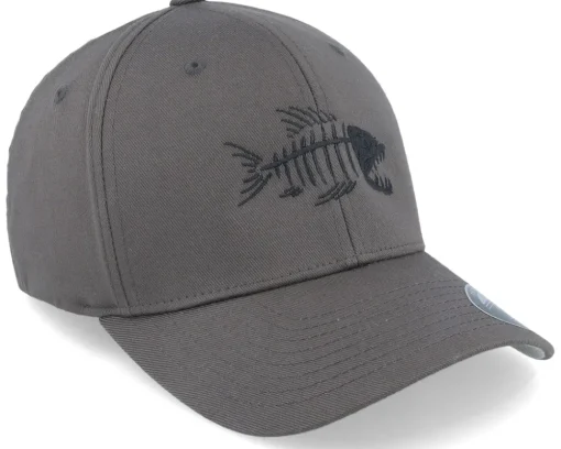 Flexfit-Skillfish Fish Bones Dark Flexfit - Grey