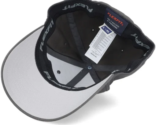 Flexfit-Skillfish Fish Bones Dark Flexfit - Grey