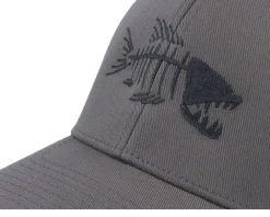 Flexfit-Skillfish Fish Bones Dark Flexfit - Grey