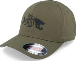 Flexfit-Skillfish Fish Bones Dark Flexfit - Grey