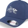 Flexfit-Skillfish Fish Bones Navy Flexfit - Blue