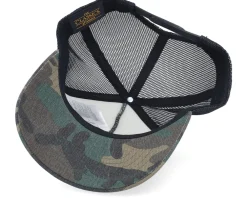 Trucker-Hunter Fishing Boat Wide Patch Wood Camo/Black Trucker -