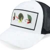 Velvet Caps-Skillfish Fishing Flies Velvet /Black Trucker - White
