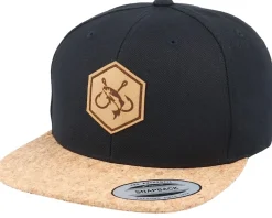 Snapback-Skillfish Fishing Hooks Patch Black/Cork Snapback -