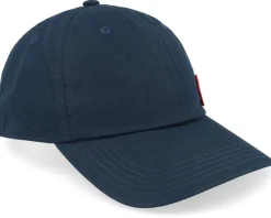 Fashion Fjällräven Logo Cap Dark Navy Dad Cap - Blue