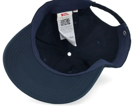 Fashion Fjällräven Logo Cap Dark Navy Dad Cap - Blue