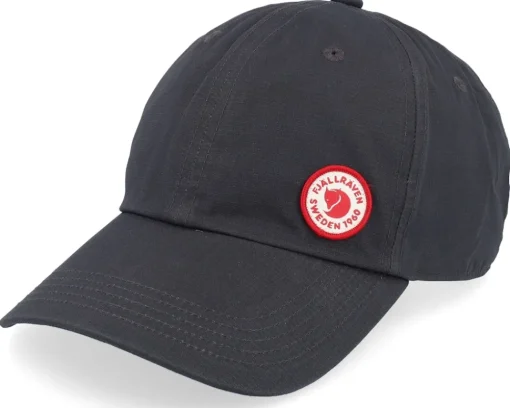 Fashion Fjällräven Logo Cap Dark Navy Dad Cap - Blue