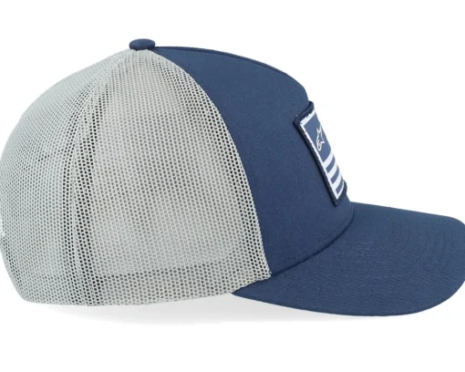 Motor-Alpinestars Flag Hat Navy/Grey Trucker -