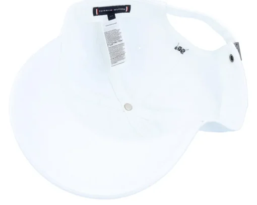 Dad Cap-Tommy Hilfiger Flag Soft 6 Panel Cap White Dad Cap -