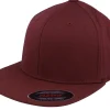 Sale Flexfit Flat Brim Maroon Fitted -