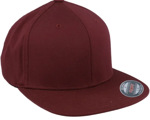 Sale Flexfit Flat Brim Maroon Fitted -