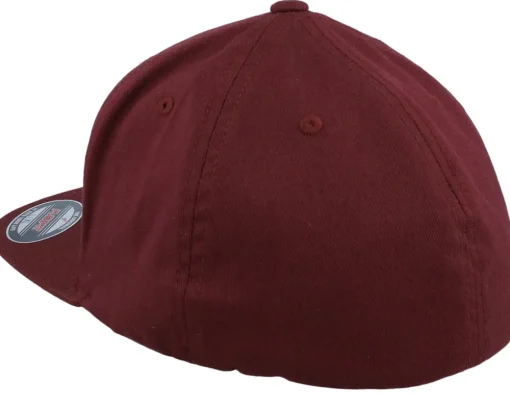 Sale Flexfit Flat Brim Maroon Fitted -