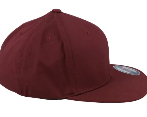 Sale Flexfit Flat Brim Maroon Fitted -