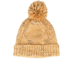 New Rip Curl Flecker Beanie Sand Pom -