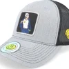Trucker-Lucid Smile Flexing Cash Patch Heather Grey/Black Trucker -