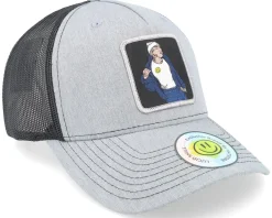 Trucker-Lucid Smile Flexing Cash Patch Heather Grey/Black Trucker -