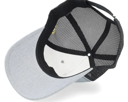 Trucker-Lucid Smile Flexing Cash Patch Heather Grey/Black Trucker -