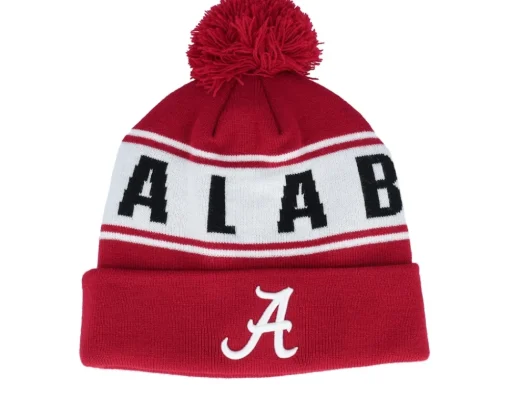 Pom Beanies-Top of the World Florida Gators Cuffed Knit Strike Royal Pom - Blue