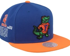 Snapback-Mitchell & Ness Florida Gators Team Origins /Orange Snapback - Blue