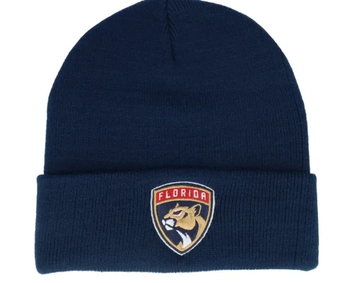 Discount American Needle Florida Panthers Terrain Knit Solid Navy Cuff -