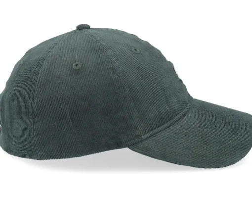 Dad Cap-Element Fluky Corduroy Cap Deep Forest Dad Cap - Green