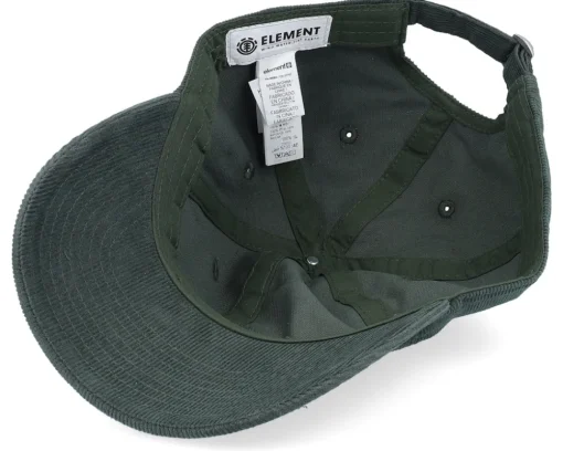 Dad Cap-Element Fluky Corduroy Cap Deep Forest Dad Cap - Green
