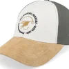 Adjustable-MJM Hats Flyfishing Junkie Life Is Fishing Olive Adjustable -