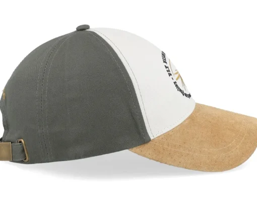 Adjustable-MJM Hats Flyfishing Junkie Life Is Fishing Olive Adjustable -