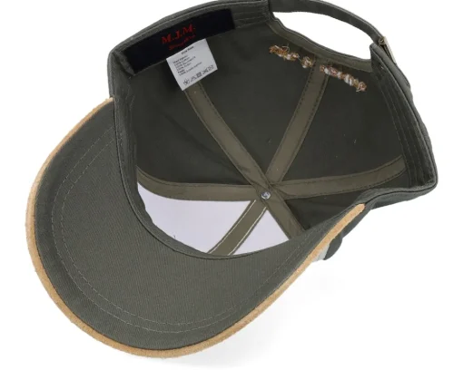 Adjustable-MJM Hats Flyfishing Junkie Life Is Fishing Olive Adjustable -