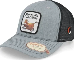 Outlet Mamma Mu & Kråkan Flyger Grey/Black Trucker -