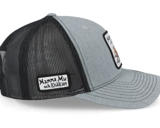 Outlet Mamma Mu & Kråkan Flyger Grey/Black Trucker -