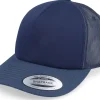 Outlet Yupoong Foam Blank Flat Navy Trucker -