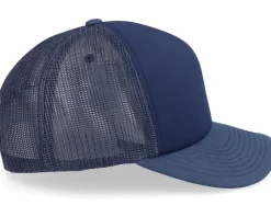 Outlet Yupoong Foam Blank Flat Navy Trucker -