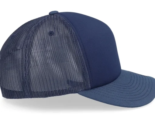 Outlet Yupoong Foam Blank Flat Navy Trucker -