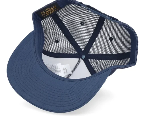 Outlet Yupoong Foam Blank Flat Navy Trucker -