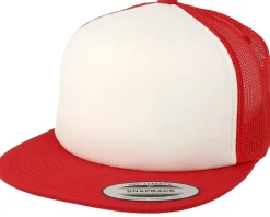 Trucker-Yupoong Foam Red/White/Red Trucker -