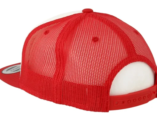 Trucker-Yupoong Foam Red/White/Red Trucker -
